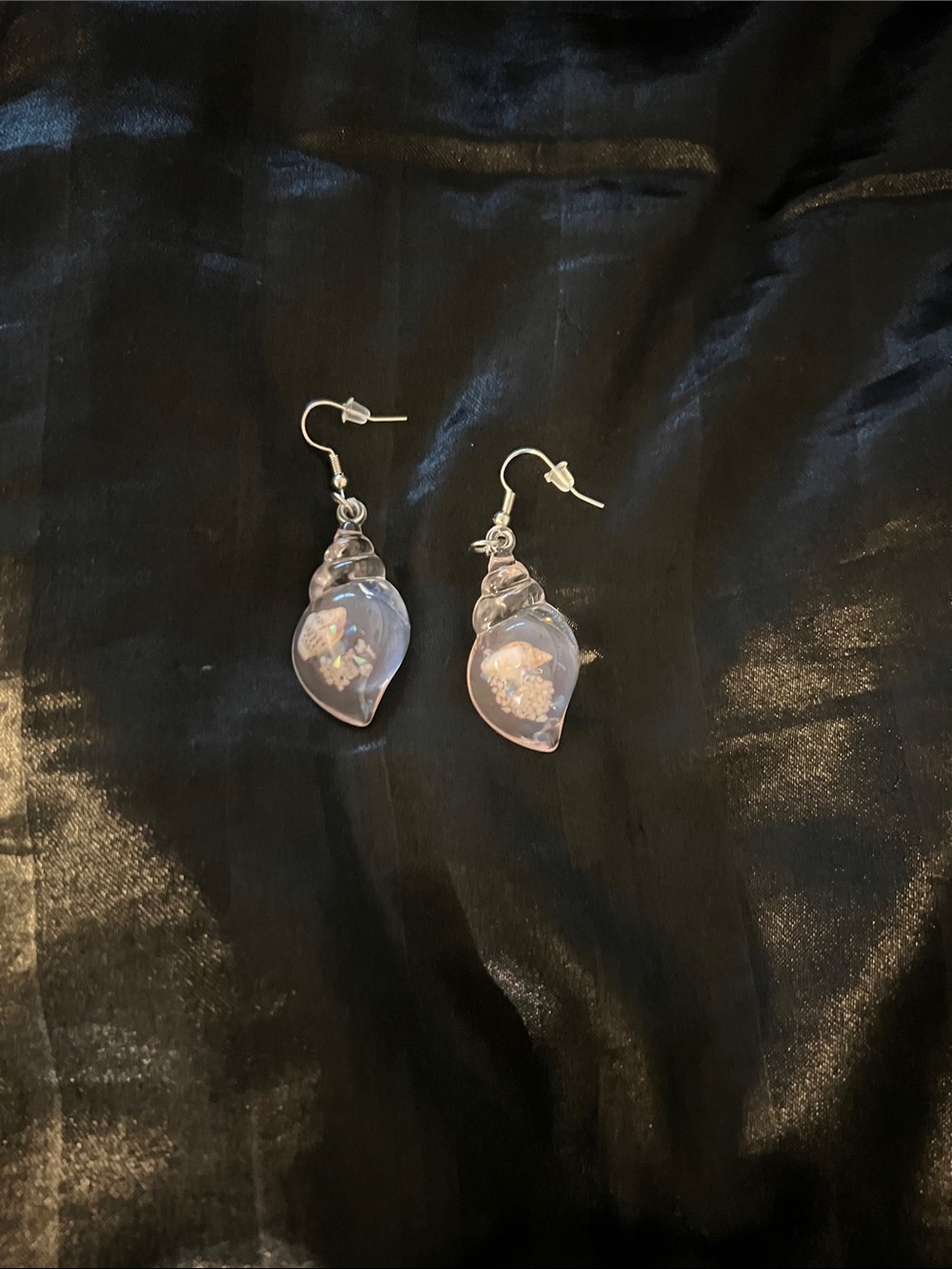 Clear Drop Earrings